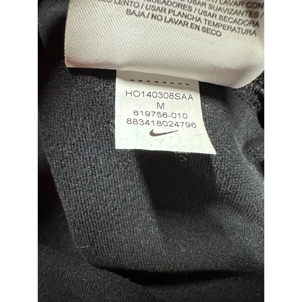 Nike Tiger Woods Collection Mens 1/4 Zip Golf Pullover Black 619756-010 Size M - Picture 9 of 14